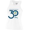 Girls Poly/Spandex Solid Racerback Tank Thumbnail