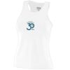 Girls Poly/Spandex Solid Racerback Tank Thumbnail